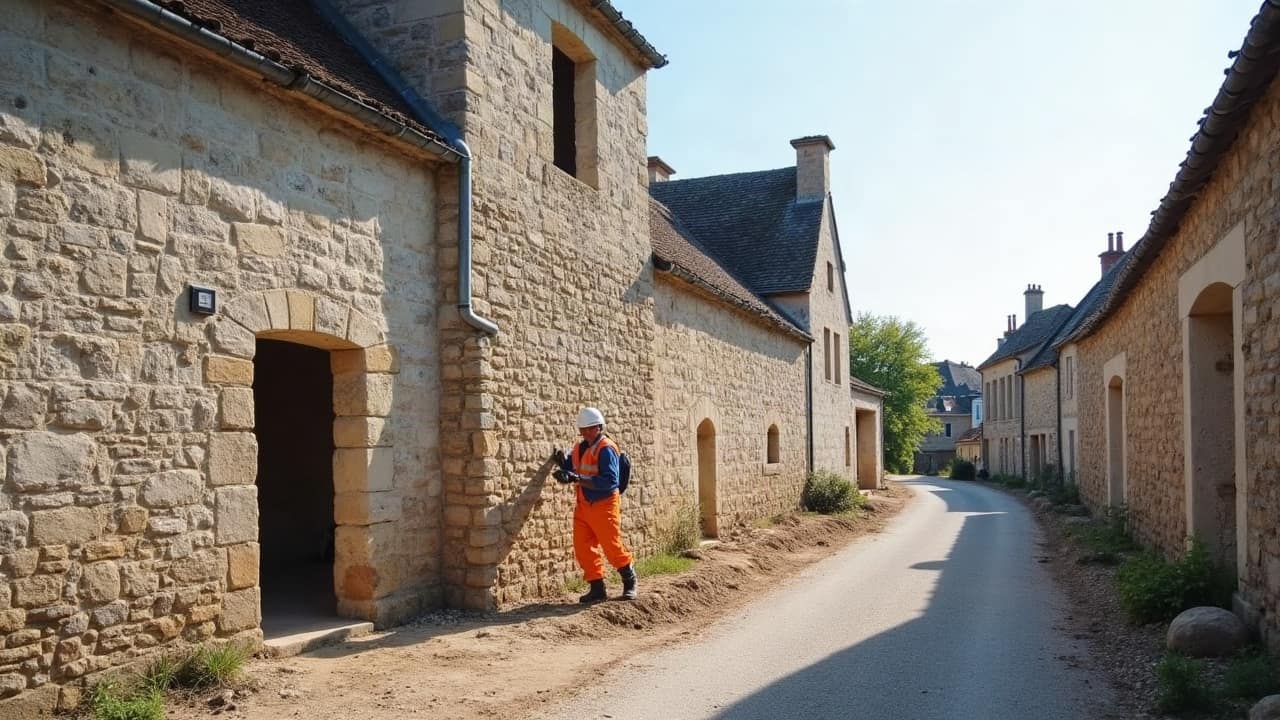 Rénover une maison ancienne dans le bourg fortifié de Mauzé-sur-le-Mignon