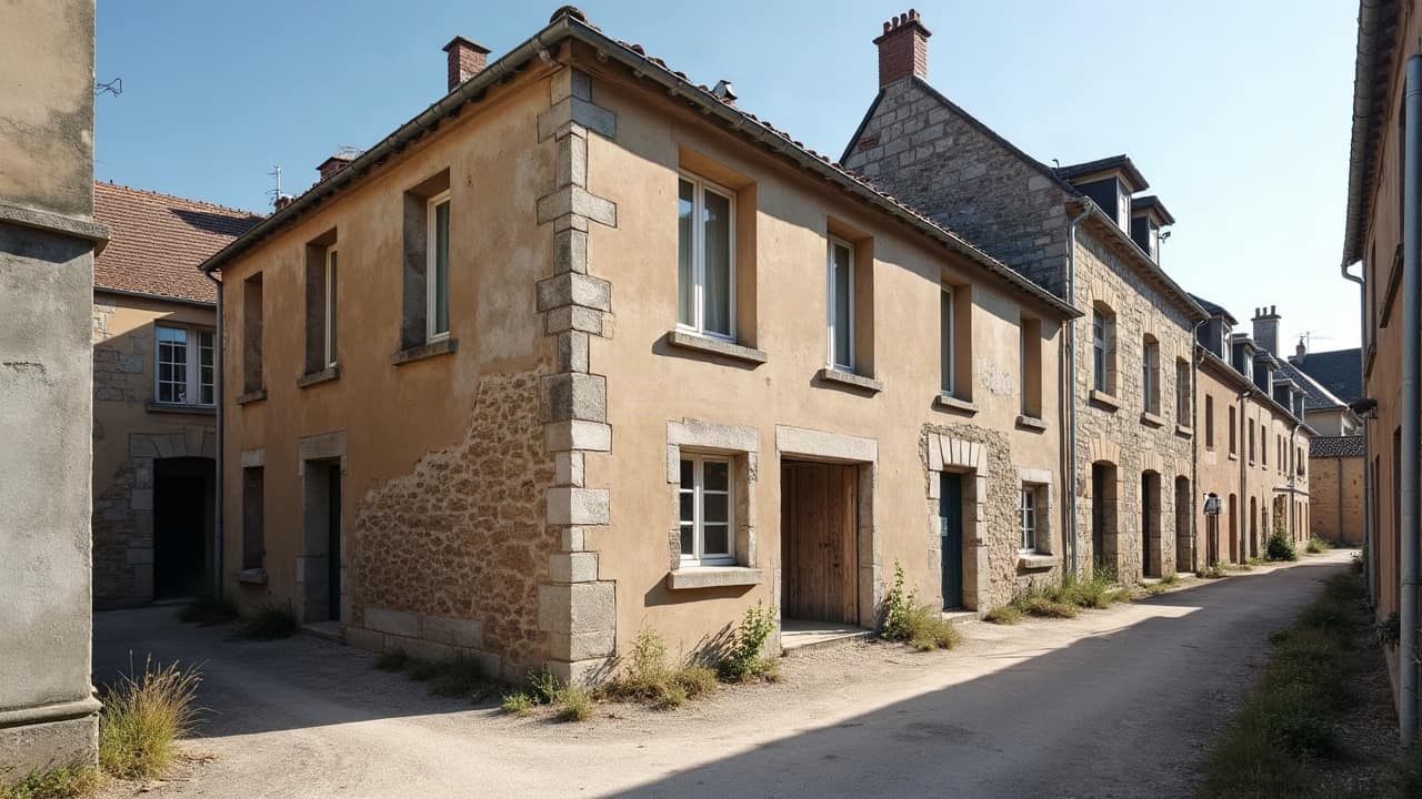 Un bâti ancien contraint par la trame historique