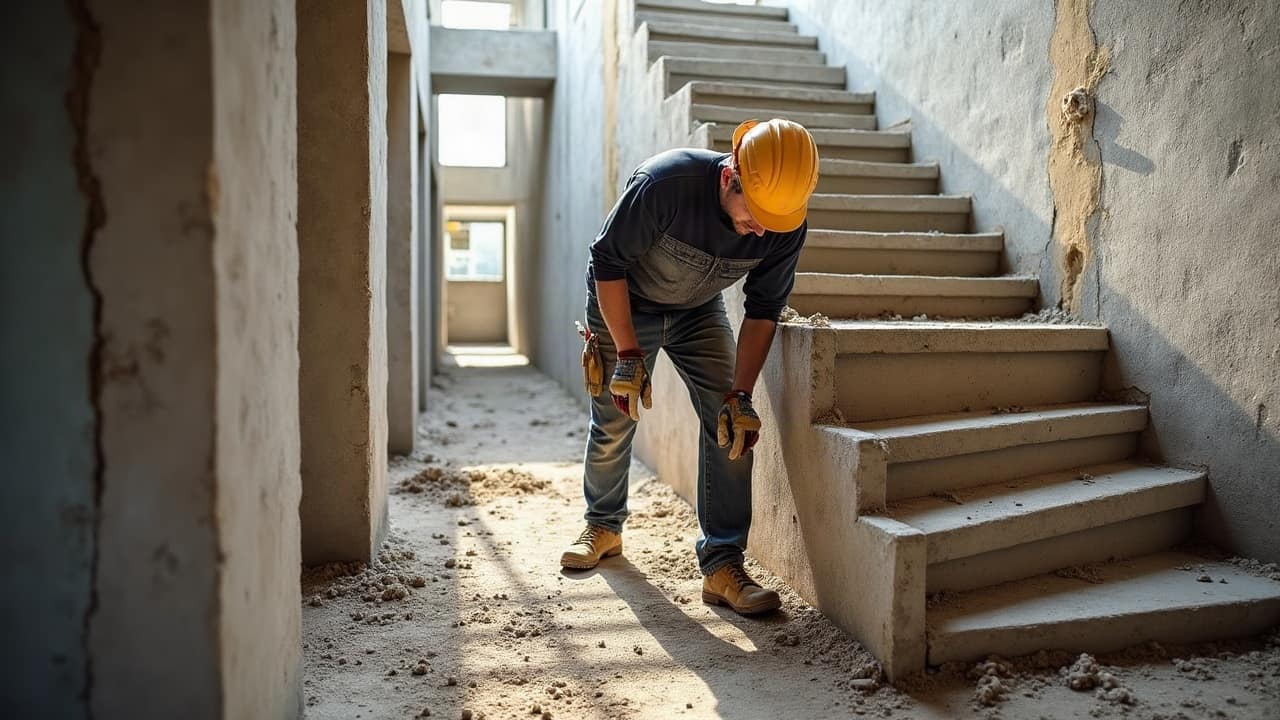 Les marches descellées, un désordre fréquent mais pas systématiquement grave